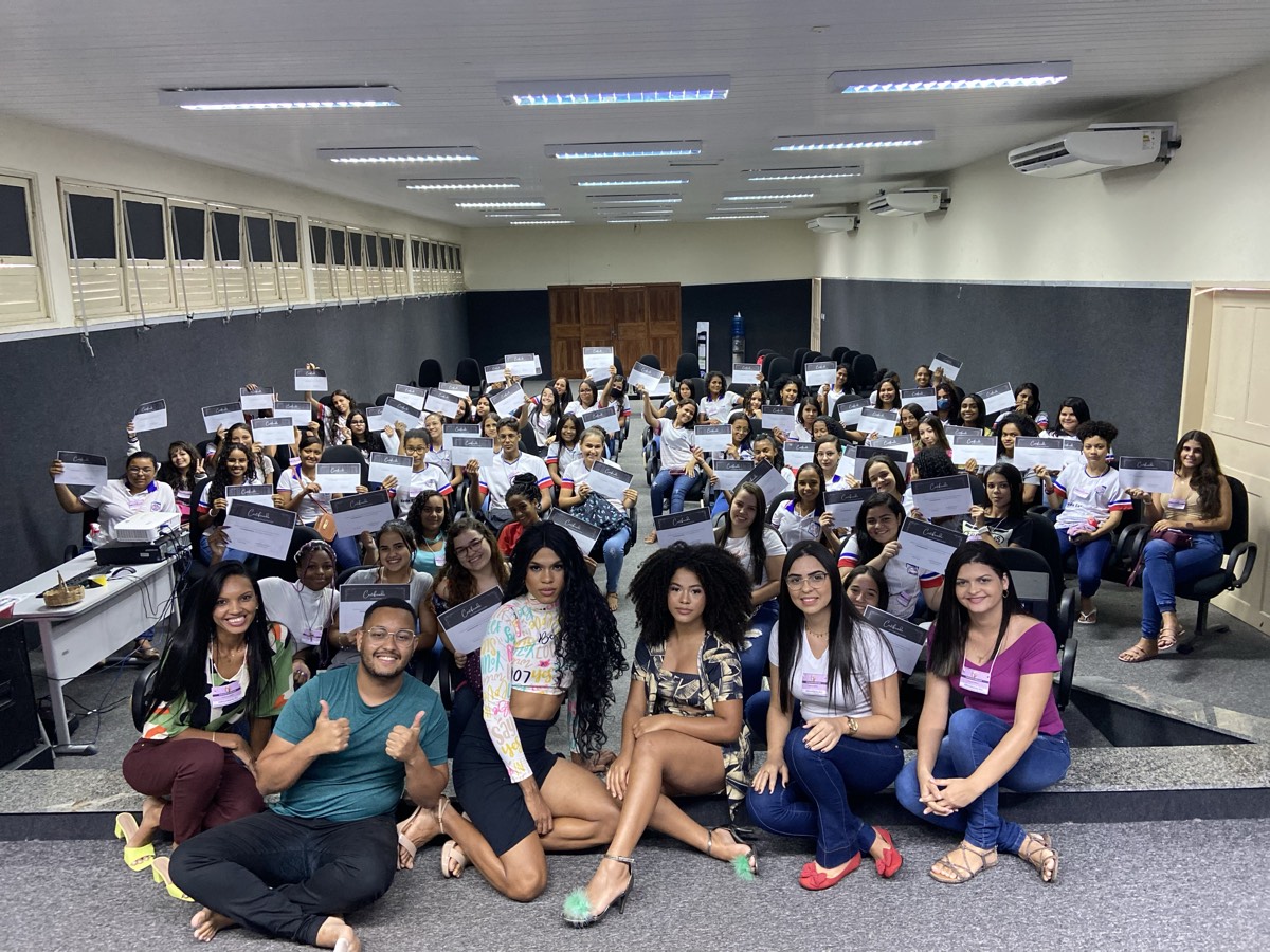 Turma da palestra do Marcelo Cria
